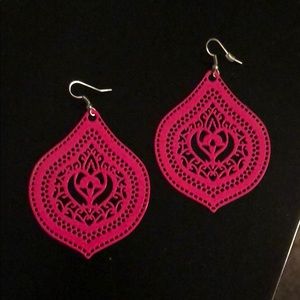 Hot Pink Earrings